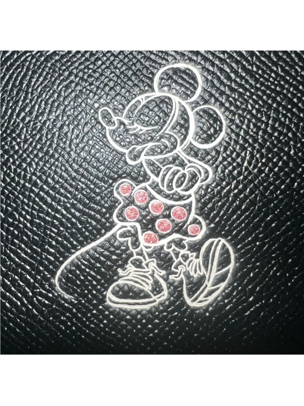 COACH Black Leather Mickey Wristlet Pouch collectable hard to find large.